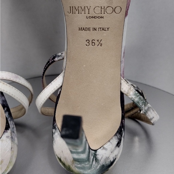 Jimmy Choo Multicolor Women's Sandals size 6.5 pre owned Exellent condition - Picture 10 of 16